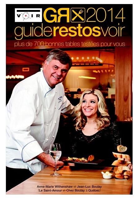RestoSaintAmour's tweet photo. Nous sommes fiers de voir Jean-Luc en couverture du 18 ième @guiderestosvoir avec @amwithenshaw ! Dispo en Octobre. http://t.co/Kxmkusrd8Z