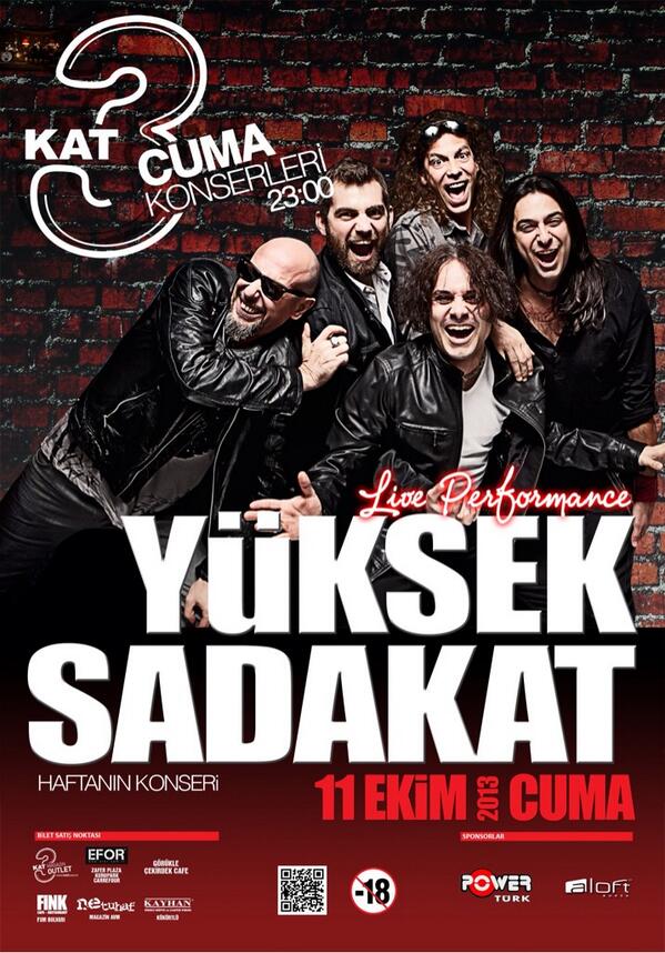 <a href="/Yuksek_Sadakat/">Yüksek Sadakat</a> 11 Ekim'de <a href="/Kat3Ataevler/">Kat3</a> 'de...! Kaçırmayınız.