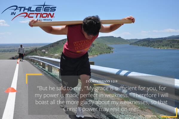 AIAusa's tweet photo. Boast in your weakness. #power #UTC http://t.co/Ctj6V2yRSz