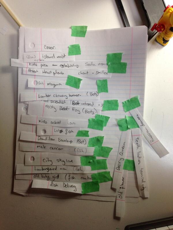 ElephantPeanut's tweet image. Putting the finishing touches on our script for Brief Encounters! @BrfNcntrs @BrendanTang