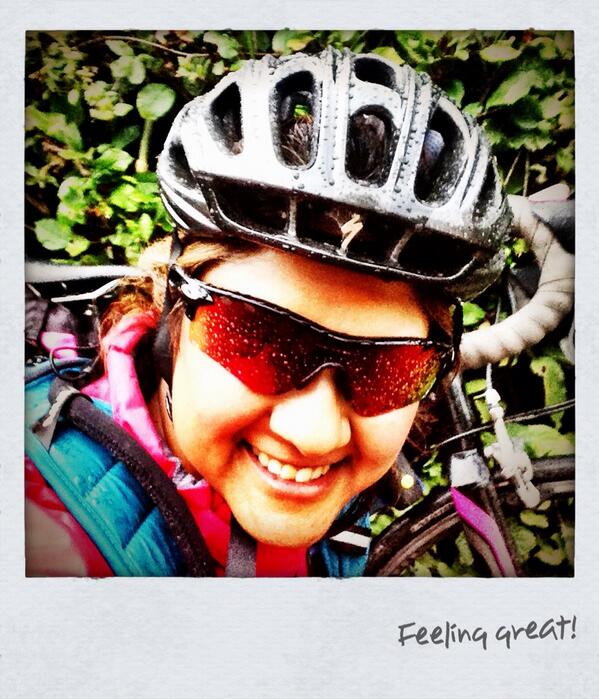NazNesha's tweet photo. Day 70: long ride through NW London with a few hills, getting up them despite the weather &amp; feeling great afterwards http://t.co/xTQ2NRk0l5