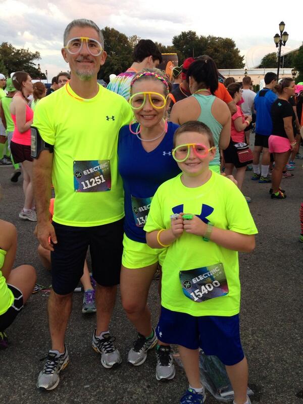 ColeWNicholson's tweet photo. #ElectricRun #Raleigh We rocked this b*#ch! http://t.co/E20rQIPLXz