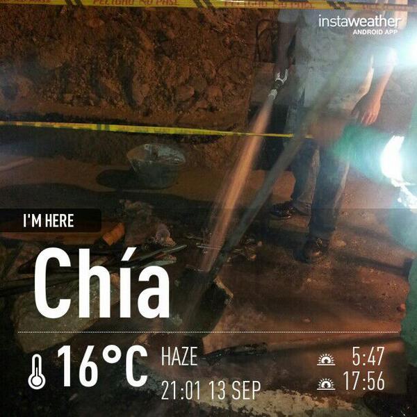 emserchia's tweet photo. Reparación exitosa, normalizado el servicio de acueducto. http://t.co/aTu0caLr5n