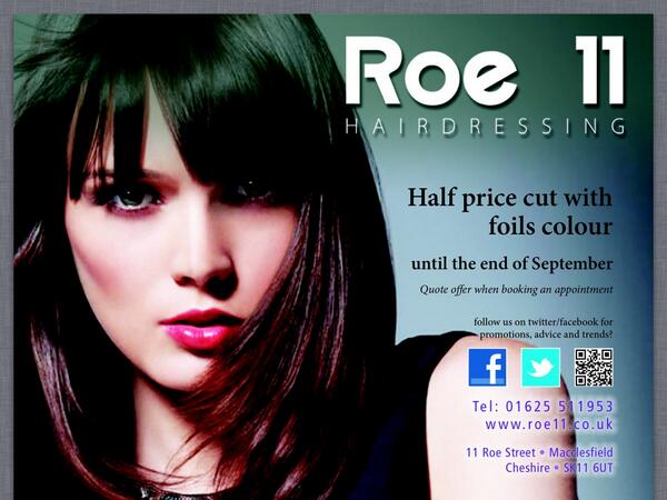 Tell your family and friends.... Till the end of September ☎01625 511953 quote when booking