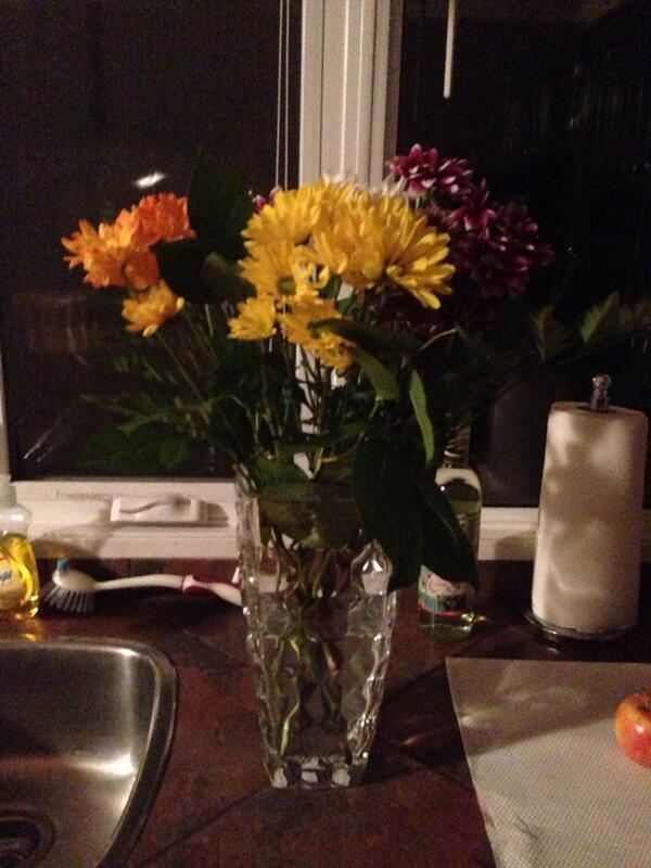 JanKutz's tweet photo. Love getting flowers #luckygirl #not #badfortune #yourcarwillbetowed http://t.co/YbnIVEVTS4