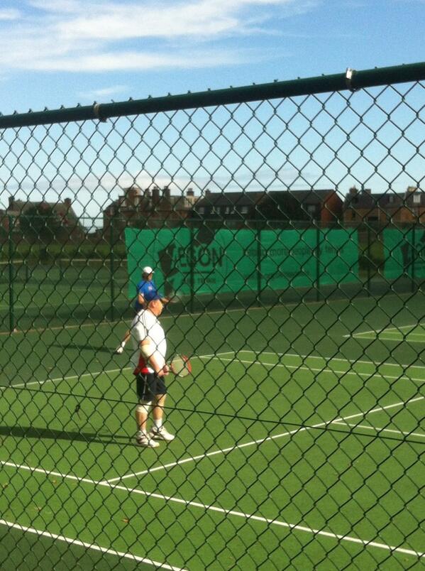 dunbartennis's tweet photo. Baptie Campbell combo 4-3 down first set http://t.co/i9Ty24kEn9
