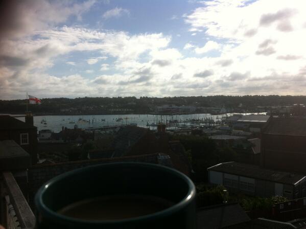 Waking up on the Isle of Wight after a lovely gig <a href="/BertiesB/">Supperclub IOW</a>