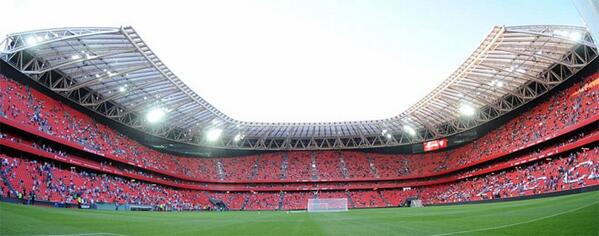 FichajesDirecto's tweet photo. Así luce el nuevo San Mamés. http://t.co/86H5ogXs18