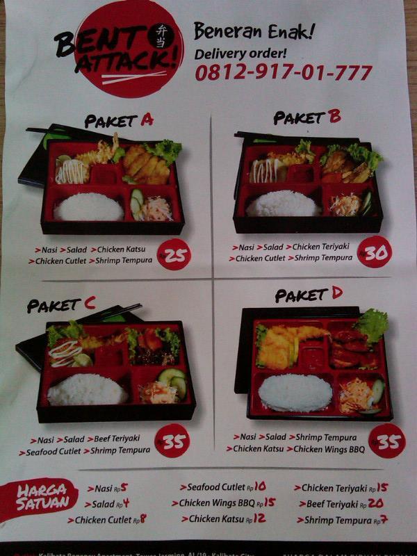 bentoattack's tweet image. Yg lapar yg lapaaarr
Bisa delivery jg lho..