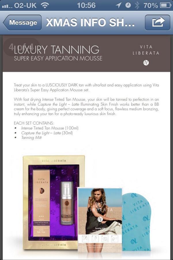 goldenbeauty9's tweet photo. Perfect Christmas Vita Liberata Christmas gift sets amazing value at only £29.95!!!!!! order now!!! limited stocks http://t.co/UDrXbghHAU