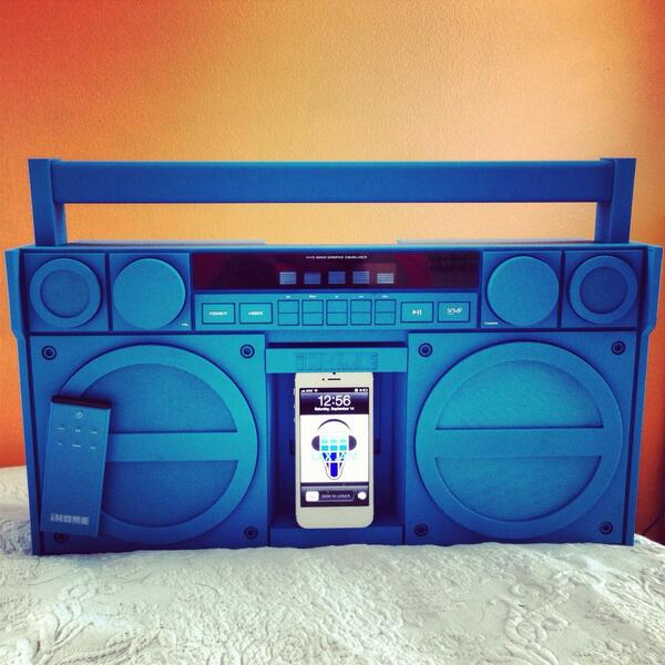 laxjammin's tweet photo. The official Lax Jam boombox has arrived #equalizer #laxjammin #perfection http://t.co/mUt6HcAIsH