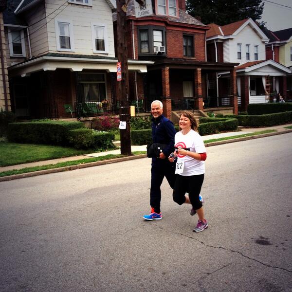 FallonTom7's tweet image. Running in the Morningside Mile.