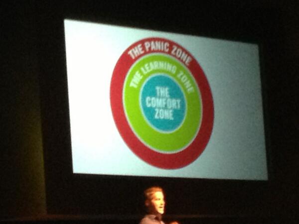 RandyGLangley's tweet image. Live in the learning zone.  #startconf  #alllearning