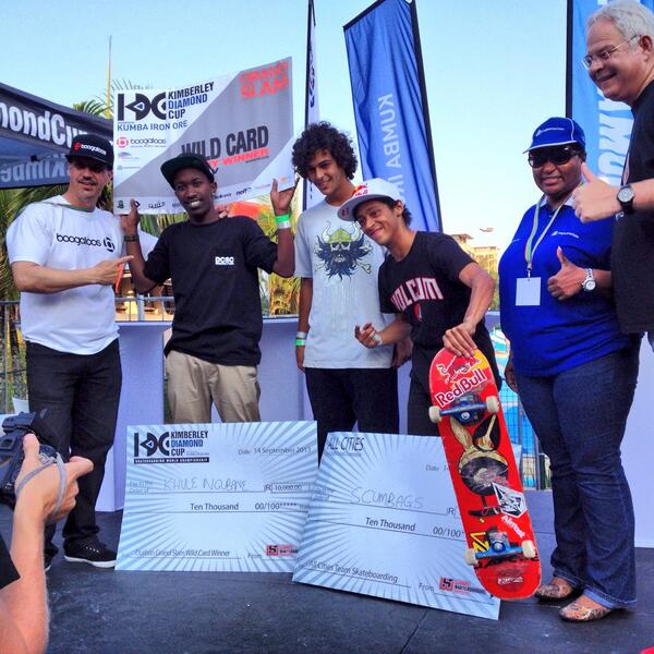 AfricanSk8's tweet photo. Khule wins Durban #grandslam #kdcskate @Funisuskate @BrandonValjalo @volcom_sa @20SK8Krew @KhuleNgubane @Ultimate_X_  http://t.co/yDOiJGUNuX