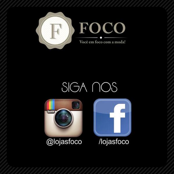 LojasFoco's tweet photo. Siga-nos! #Foco http://t.co/vQSvi7sgX5