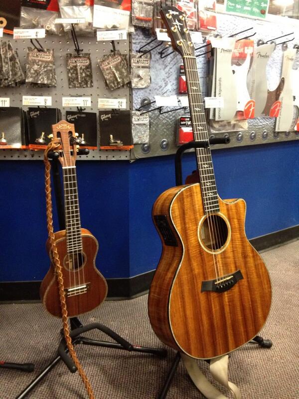 FirstLoveBand's tweet photo. Such a sad feeling leaving these guys 2B fixed @GuitarCenter overnight. We could tell they really wanted 2 come home http://t.co/4rIoYmZlnw
