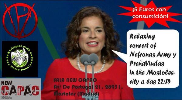 Ya tenemos preparado el concierto del sabado 21 Septiembre. Nefronas Army y Preña Viudas daran caña. 5€ con cerveza.