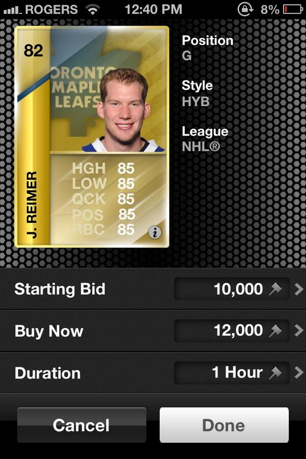 _HUT_TRADER_'s tweet photo. Team name:Coccari @NHLHUT http://t.co/Bsc87zXEtu