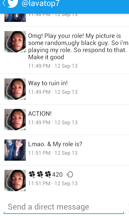 MsLucky_'s tweet photo. @lavatop7 is a "director" now xD http://t.co/aTZulJrHTa