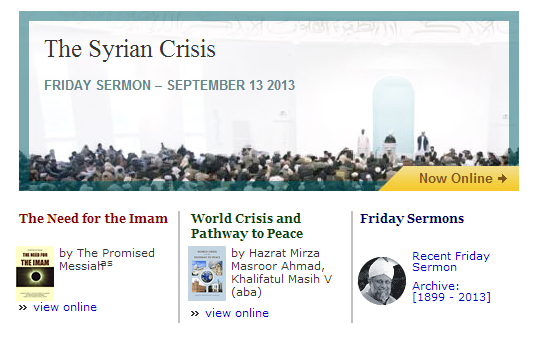 UmarMSheikh's tweet photo. The first 3 items on http://t.co/ewtDAbSrEZ show the state of the world today and what we need | #Islam #Ahmadiyya http://t.co/0rmIilUZWl
