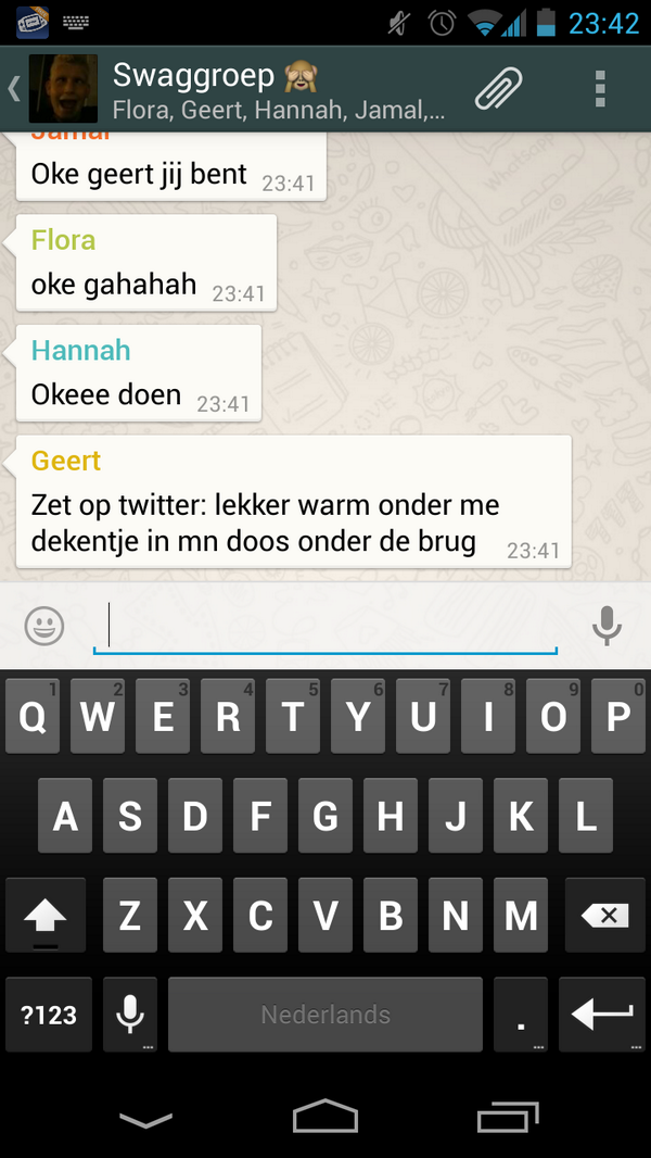 CSnoeyer's tweet photo. Ddw doen op twitter XD http://t.co/2qkjXBo6d3