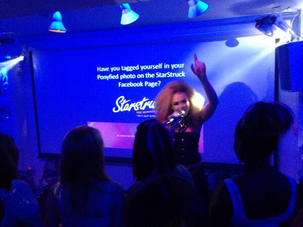 TweetStarStruck's tweet photo. @Tallia_Storm is making the crowd wild once again! She's just amazing! #StarstruckLondon http://t.co/QpJmo82cj5