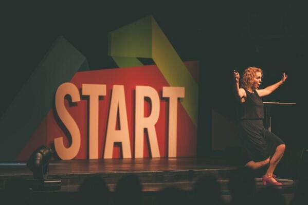 DanielCWhite's tweet image. Hey @jonacuff I do believe that @alli has perfected the motivational speaker pose don't ya think? :-) #startconf