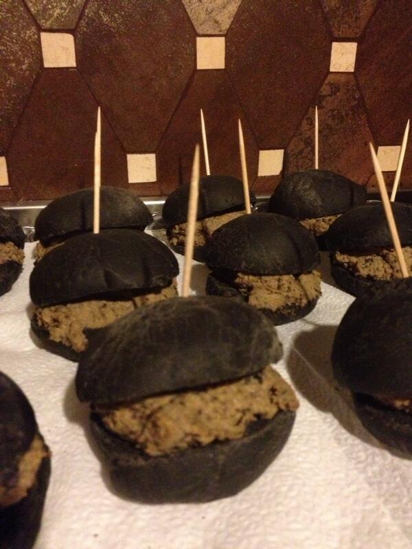 RT <a href="/SherryCountry/">Sherry Country</a>: Home made buns by Charo with squid ink &amp; olive tapenade #sherrycountry YUM <a href="/spain/">Spain</a>