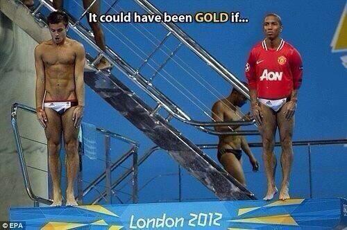 An it's gold gold gold for Ashley Young.