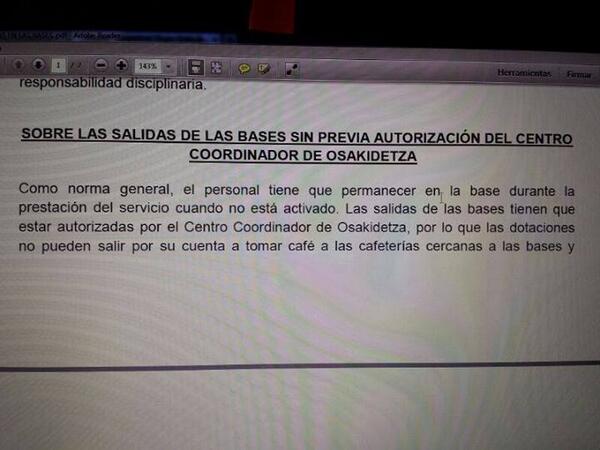Embuiberica's tweet photo. ¿QUE OPINAN LOS #GAMBAFANS DE ESTO? @GAmbuiberica PROHIBE TOMAR CAFE, COMPRAR EL PAN Y RECIBIR VISITAS. http://t.co/yPgFKUEZCJ