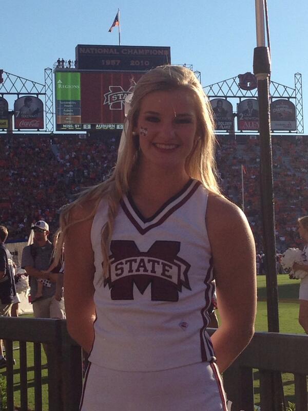 bo_cumbie's tweet photo. Maggie at Jordan hare! Cardiac kids pulled it out somehow.. War eagle!!! http://t.co/SGc4DQuSQd
