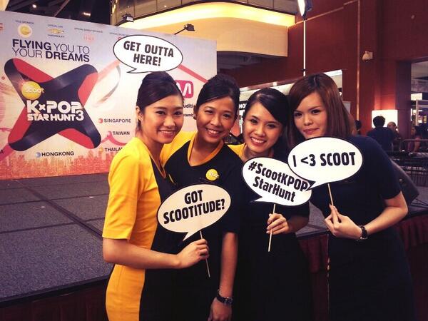One tip. Spot our cabin crew and follow them if you are unsure of where the Scoot booth is :)
