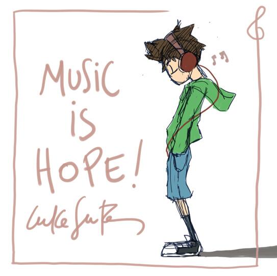 LukeSure100's tweet image. #music is #hope..