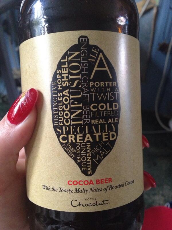 canderel's tweet photo. @choccywoccyshop .... I'm drinking chocolate beer .... It's yummy .... Maybe you could make some...... Please :-) http://t.co/BckN5kzVh4