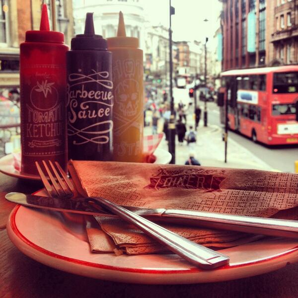 We're set up and ready to go... Who's coming to visit the Diner today?