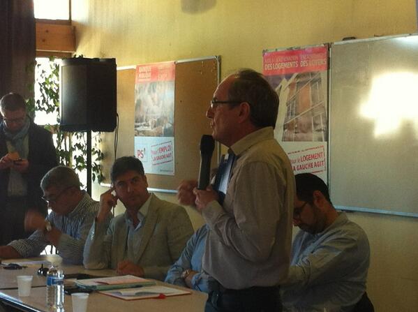 Fête de la rose #PS44. Échanges ce matin avec les élus désignés en qualité de tête de liste aux #municipales 2014