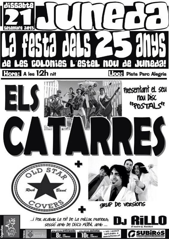 RacEspSantJosep's tweet photo. 25 anys no es celebren tots els dies i menys amb un cartell com aquest!!! El 21/09 us esperen!! Felicitats @EstelNou http://t.co/or8xpfIFv5