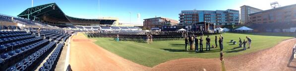 Almost time #churchattheballpark