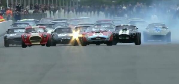 goodwoodrevival's tweet photo. Now that's what we call a stunning start line! #GoodwoodRevival http://t.co/D9Q7SPQpHy