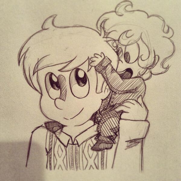 NotActuallyGay's tweet image. // #kidlock &amp;lt;: I didn't sketch over Sherly's hair oops