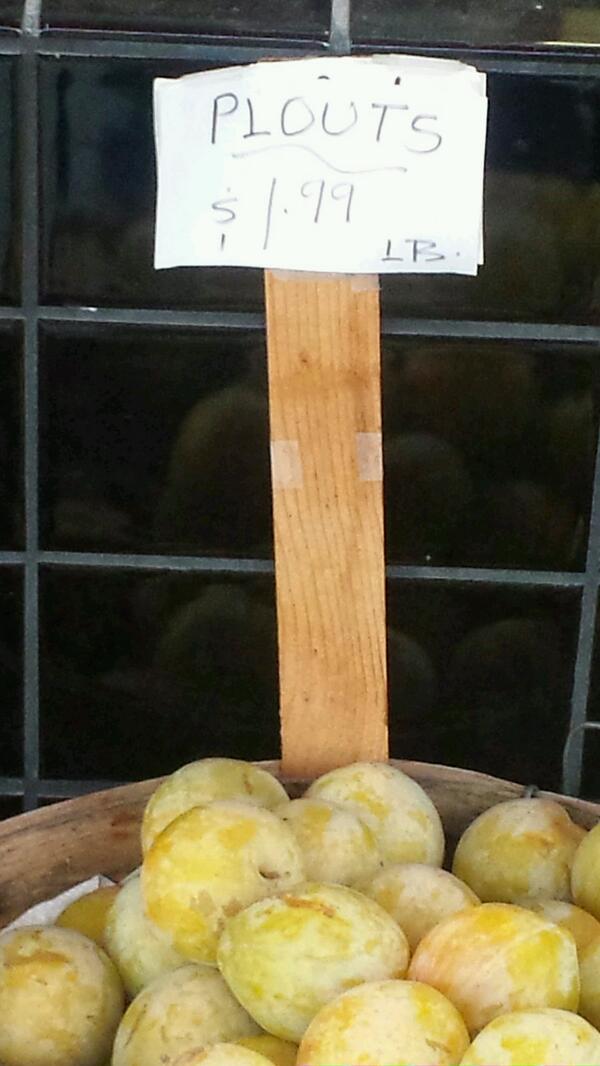 WordCurls's tweet image. Unique Bay-Area hybrid? Introducing the plom-apricut. #HowToSpell