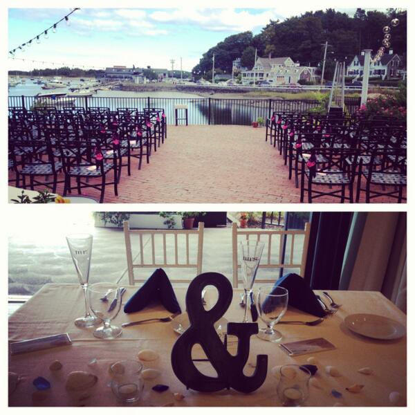 CohassetResort's tweet photo. Another beautiful outdoor ceremony &amp; reception yesterday! Congrats Eric &amp; Stephanie! http://t.co/lSGYv74WE4