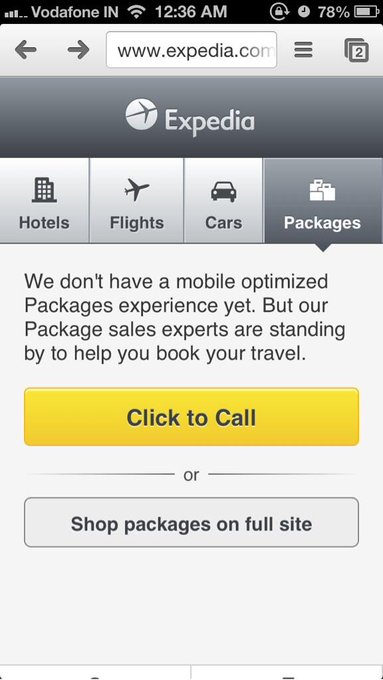 Leading travel site of Internet age @Expedia shows this while searching for flights+hotels on mobile<a class="tags" target="_blank" title="On Twitter" href="/?out=eyJ0eXAiOiJKV1QiLCJhbGciOiJIUzUxMiJ9.eyJpYXQiOjE3MjYzNTM2NTYsImlzcyI6InR3cG9ybnN0YXJzLmNvbSIsIm5iZiI6MTcyNjM1MzY1NiwiZXhwIjoxNzU3ODg5NjU2LCJyZWRpcmVjdF91cmwiOiJodHRwczovL3R3aXR0ZXIuY29tL0V4cGVkaWEifQ.dK2fqpzFlJAffAh7IGVI0-RyEisj0f26xoMKoIAHAbx1h9Bdh3PO7Pf-52h-dgPaJzeBL6dkhPTry4vTVhfKVQ">@Expedia</a><a href="/tag/odd"class="tags"><span>#odd</span></a>