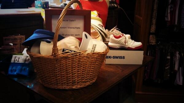 DominionTennis's tweet photo. Sale!! Hats and visors in the basket are 10 dollars each! http://t.co/pyvpIxLrWg