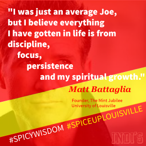 Indis_FastFood's tweet photo. Today, just this Matt Battaglia-- actor, founder of The Mint Jubilee-- a Louisvillian working to #SpiceUpLouisville: http://t.co/EKHgtGsE1d