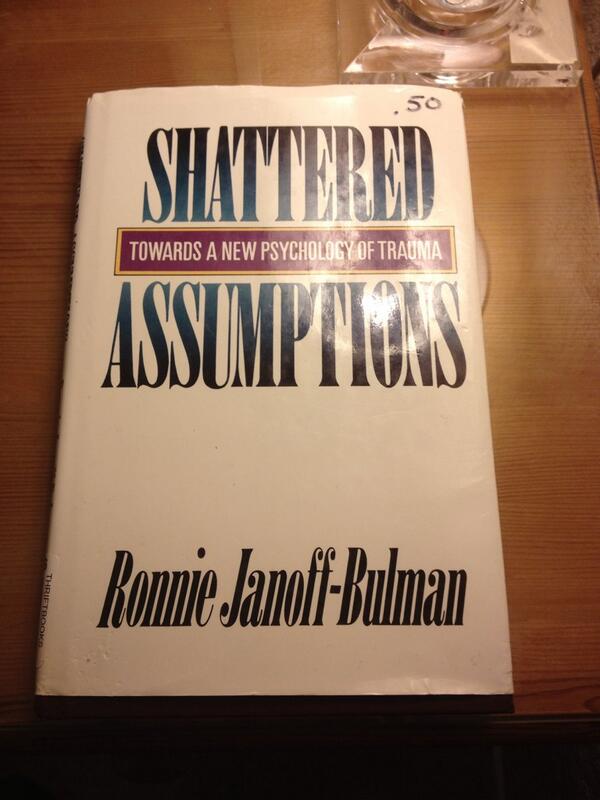 T_L_WilliamsPhD's tweet image. "Shattered Assumptions" makes for an interesting bed time read #CopingWithTrauma