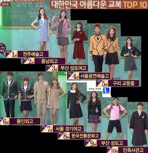 韓国 ふぁっしょん Twitterissa 韓国の制服 人気ランキングらしいです どれも可愛いですね 3位のとかすっごく大人っぽくて制服じゃないみたい Http T Co Hpqpynnrud