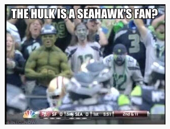 206Dyalect's tweet image. WHY YES HE IS!! #SEAHULK #12thMan