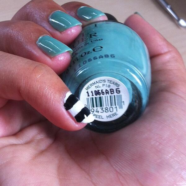 Mermaids tears #opi #nailart