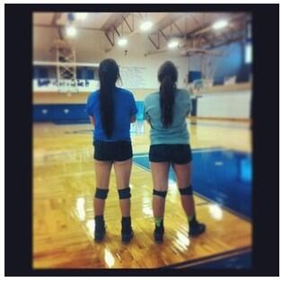 Whose who? Or whose getting you?😏😛 @mayraxo15 #middleblockers